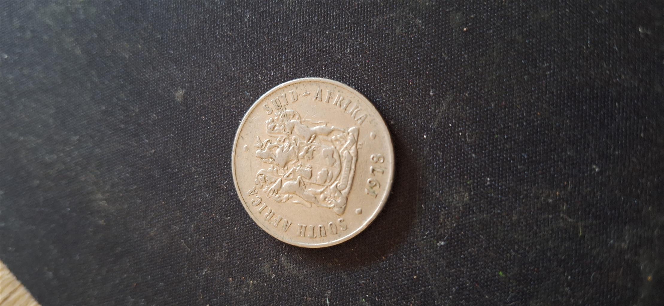 Old South African 5c and 10c coins for sale