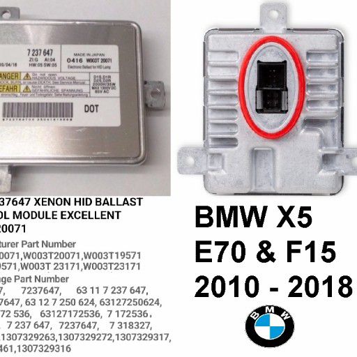 BMW X5 Xenon ballast control module