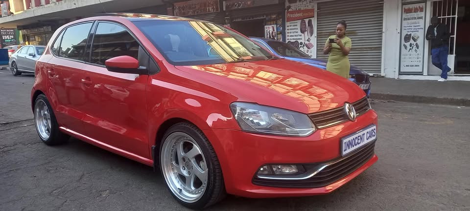 2015 VW POLO 6 1.2TSI, MANUAL, RED COLOUR, MILEAGE 94000KM