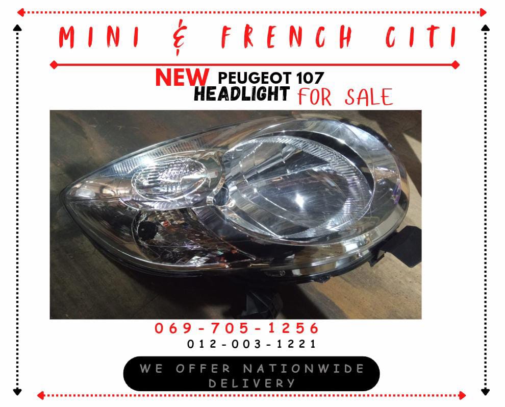 Light Up the Road with a New Peugeot 107 Headlight! - Private Seller Light Up the Road with a New Peugeot 107 Headlight! - Private Seller