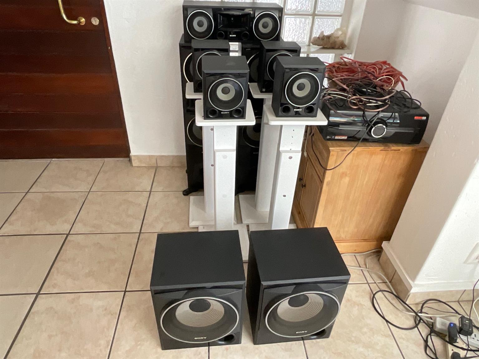 Selling Sony Mgongo 7.2 HiFi set-all parts sold separately Selling Sony Mgongo 7.2 HiFi set-all parts sold separately