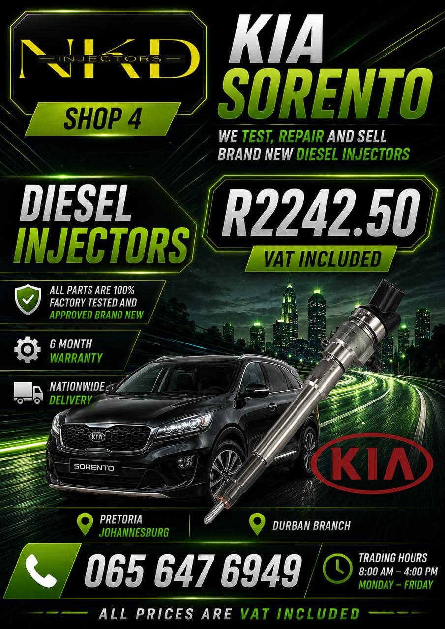 NKD_Recon_KIA_Sorento_Diesel_Injectors - Private Seller NKD_Recon_KIA_Sorento_Diesel_Injectors - Private Seller