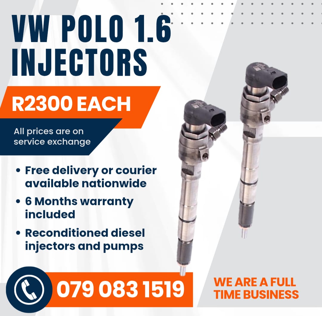 VW POLO 1.6 INJECTORS FOR SALE WITH WARRANTY - Private Seller VW POLO 1.6 INJECTORS FOR SALE WITH WARRANTY - Private Seller