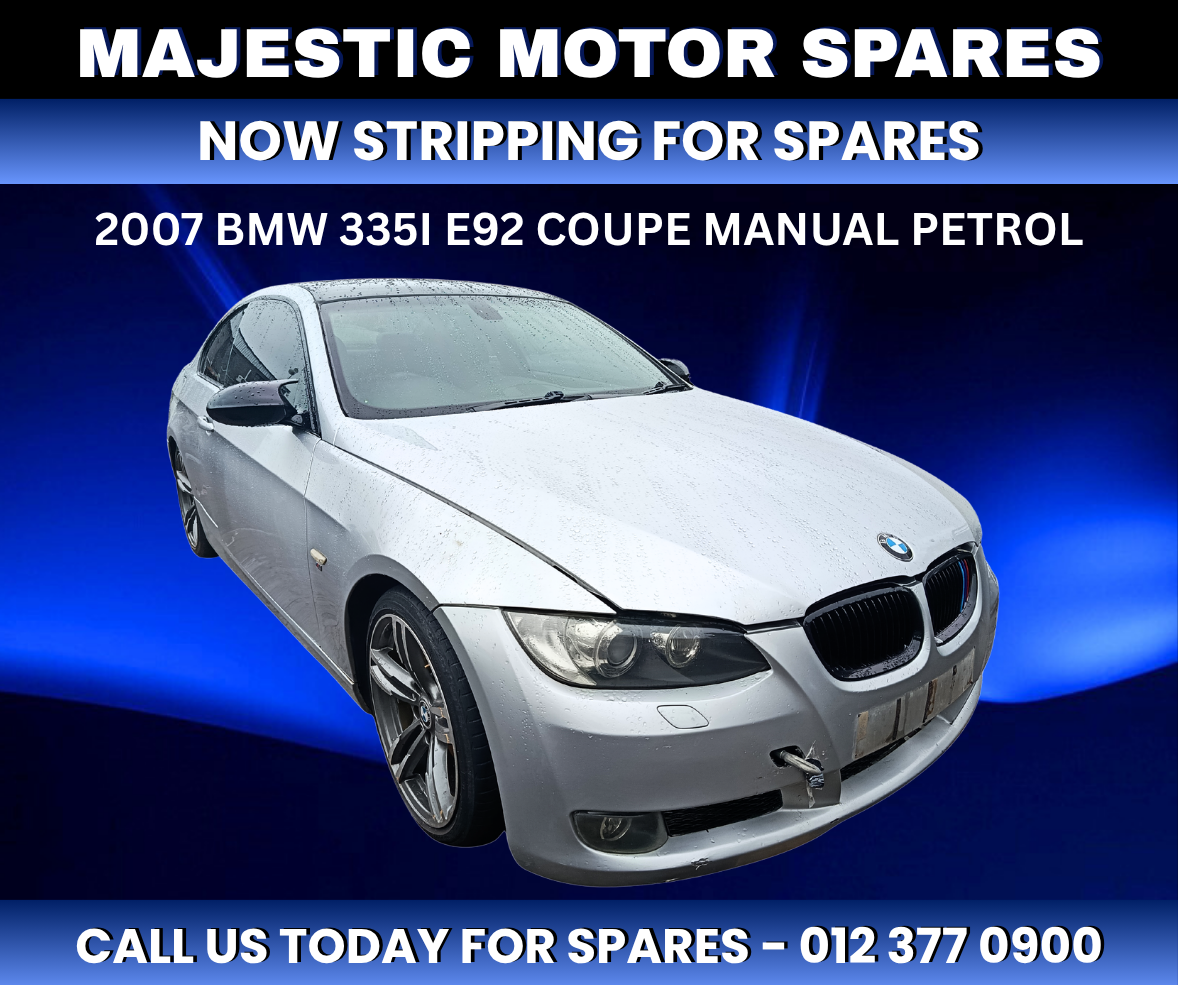 2007 BMW 335i E92 Coupe Manual Petrol – Stripping for Spares - Private Seller 2007 BMW 335i E92 Coupe Manual Petrol – Stripping for Spares - Private Seller