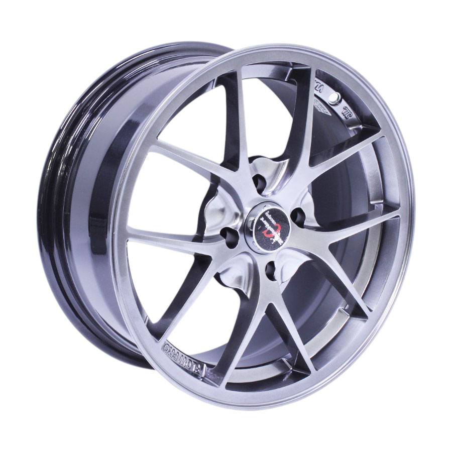 15″ Racing Hart Faro 4/100 Hyper Black Alloy Wheels