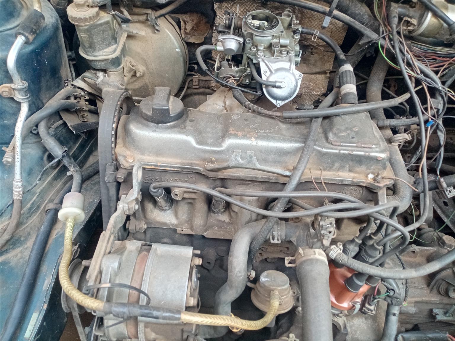 Engine and gear box