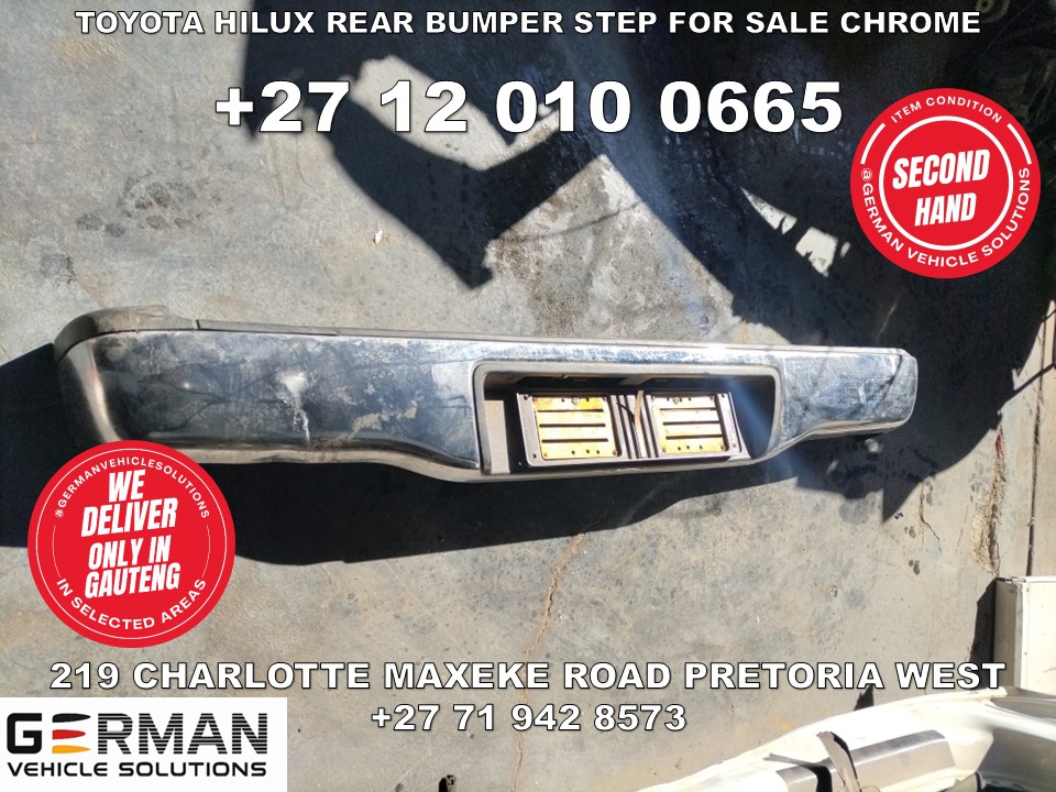 Toyota Hilux rear bumper step for sale chrome - Private Seller Toyota Hilux rear bumper step for sale chrome - Private Seller