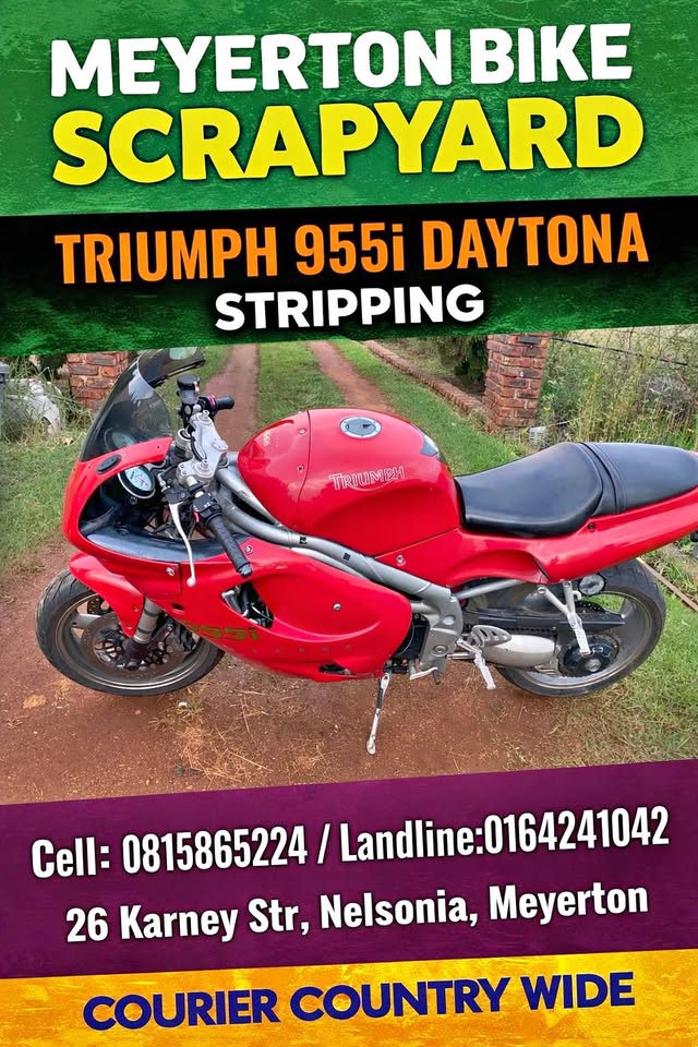 Triumph Daytona 955i stripping for spares - Private Seller Triumph Daytona 955i stripping for spares - Private Seller