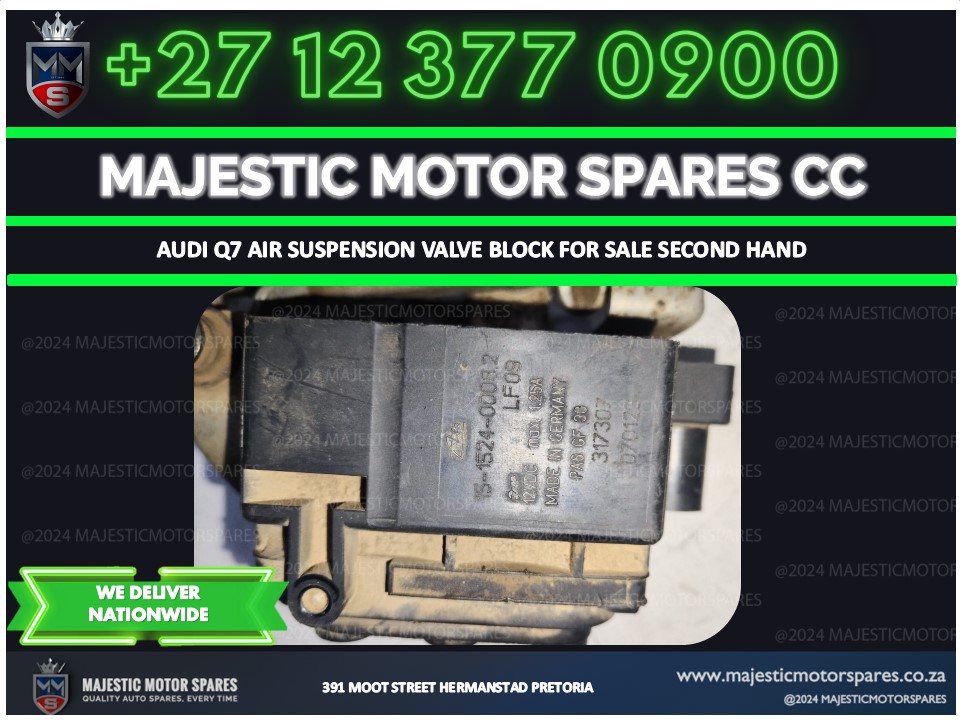 AUDI q7 air suspension valve block – second-hand for sale