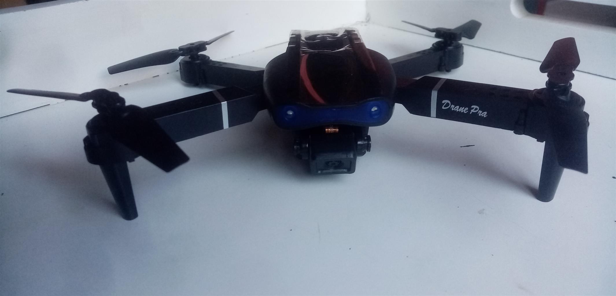 E99 - Foldable Dual Lens Drone With Precision Flight Control - Black