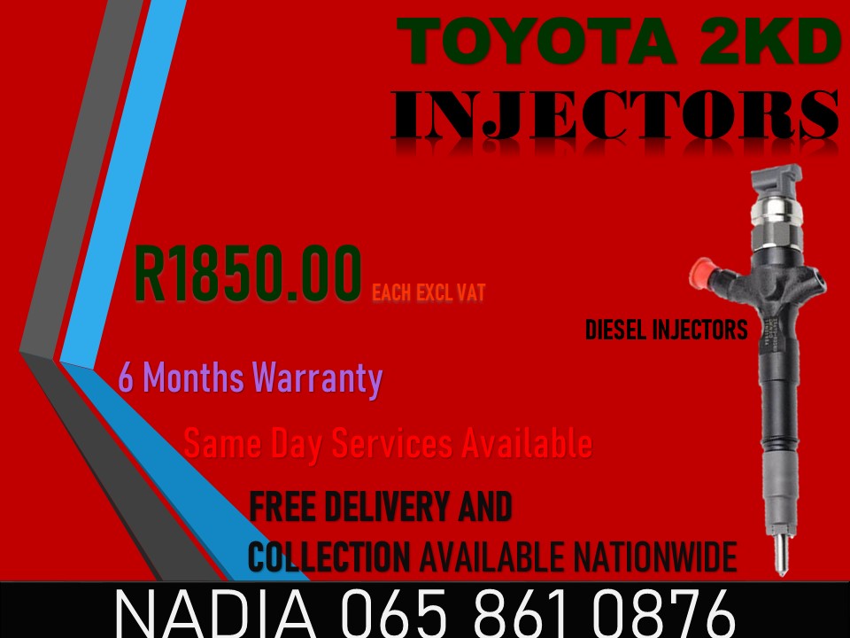TOYOTA 2KD DIESEL INJECTORS AVAILABLE - Private Seller TOYOTA 2KD DIESEL INJECTORS AVAILABLE - Private Seller
