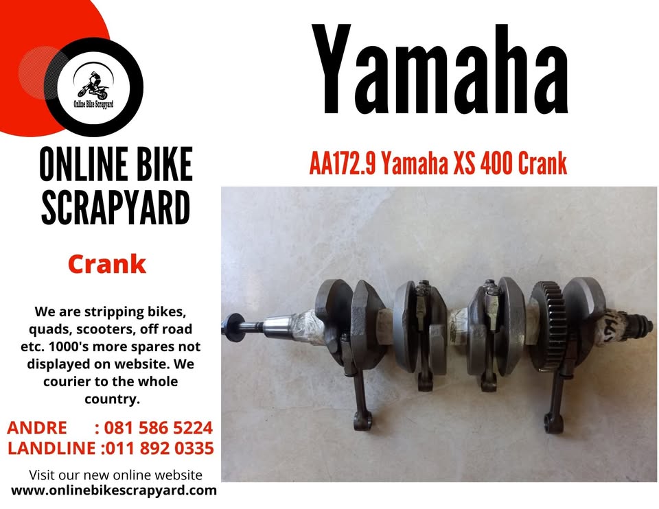 AA172.9 Yamaha XS 400 Crank - Private Seller AA172.9 Yamaha XS 400 Crank - Private Seller