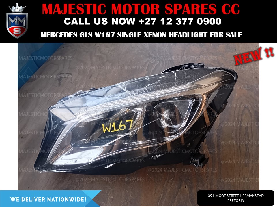 Mercedes-Benz GLS W167 Single Xenon Headlight – Brand New for Sale