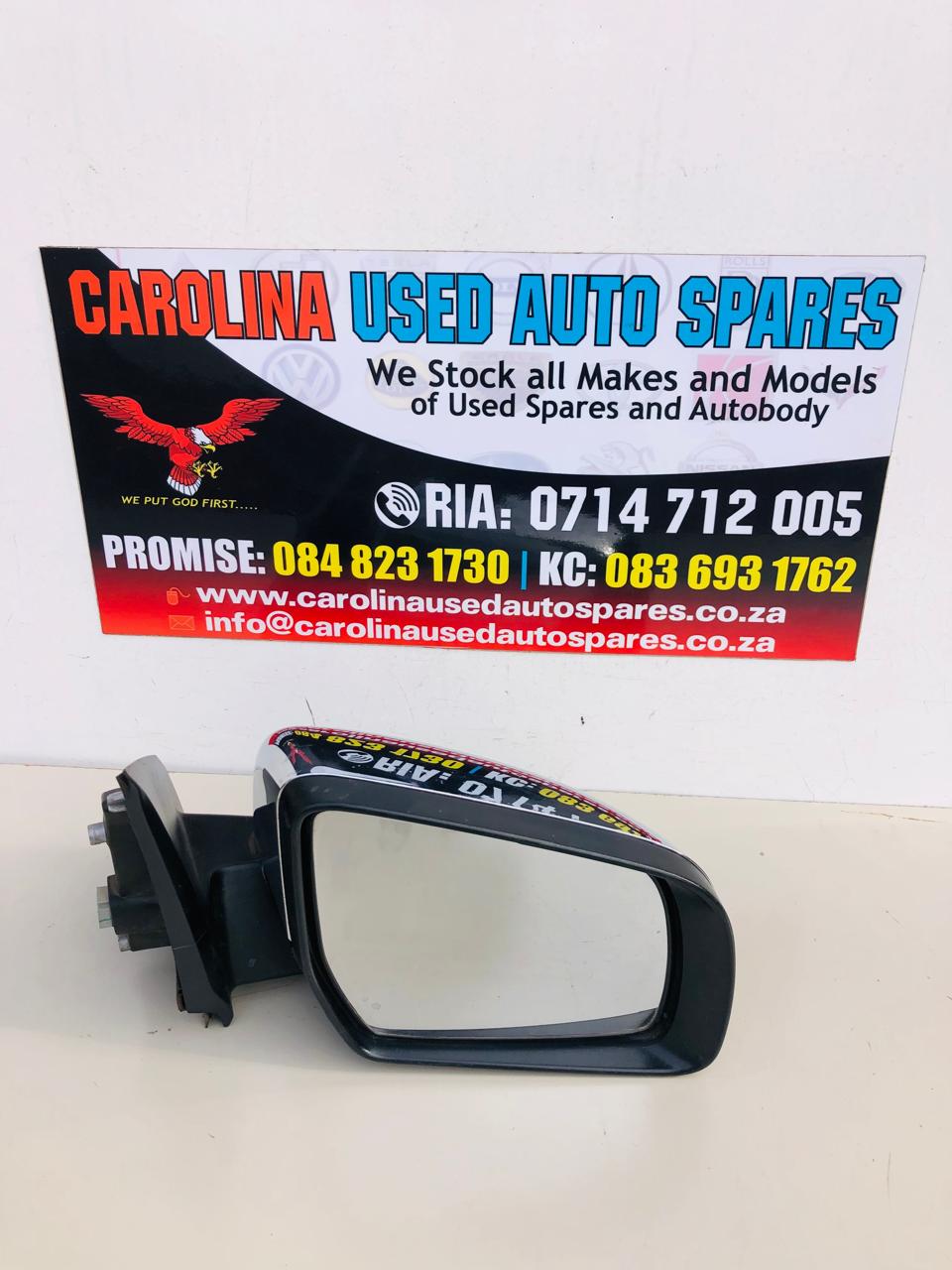 Mazda BT50 right side electronic mirror with chrome cover - Private Seller Mazda BT50 right side electronic mirror with chrome cover - Private Seller