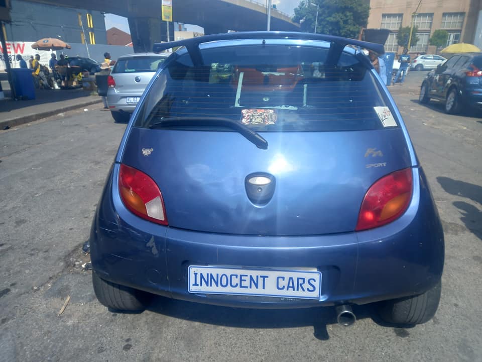 2007 FORD FIESTA KA SPORT 1.4 PETROL, MANUAL TRANSMISSION, BLUE COLOUR, MILEAGE