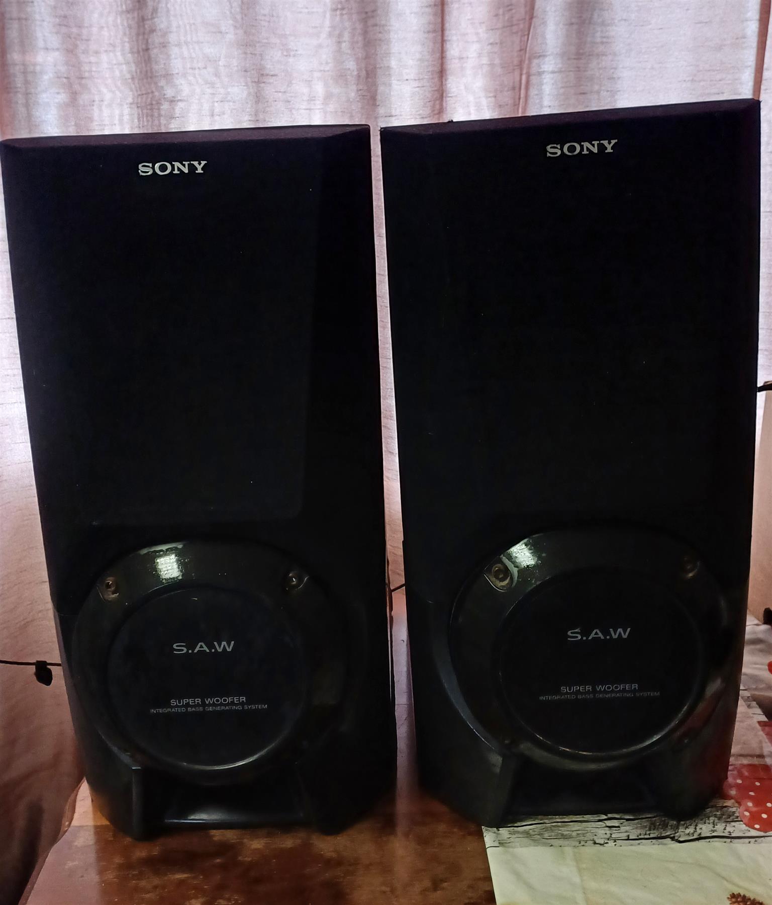 Sony super woofer speakers