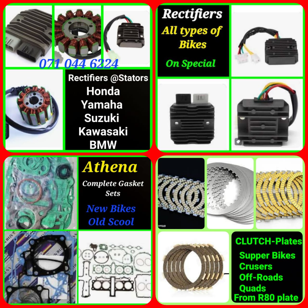 Motorcycle parts and Accessories
