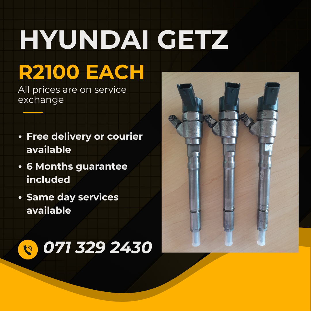 HYUNDAI GETZ DIESEL INJECTORS FOR SALE WITH WARRANTY - Private Seller HYUNDAI GETZ DIESEL INJECTORS FOR SALE WITH WARRANTY - Private Seller