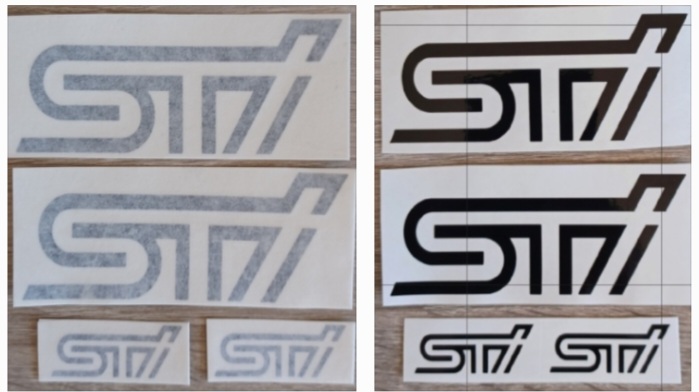 Subaru STI brake caliper stickers decals sets - Private Seller Subaru STI brake caliper stickers decals sets - Private Seller
