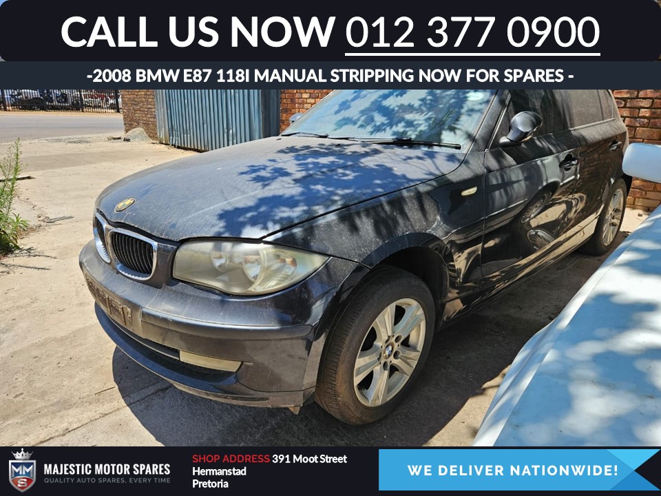 BMW E87 118i 2008 manual stripping spares parts for sale