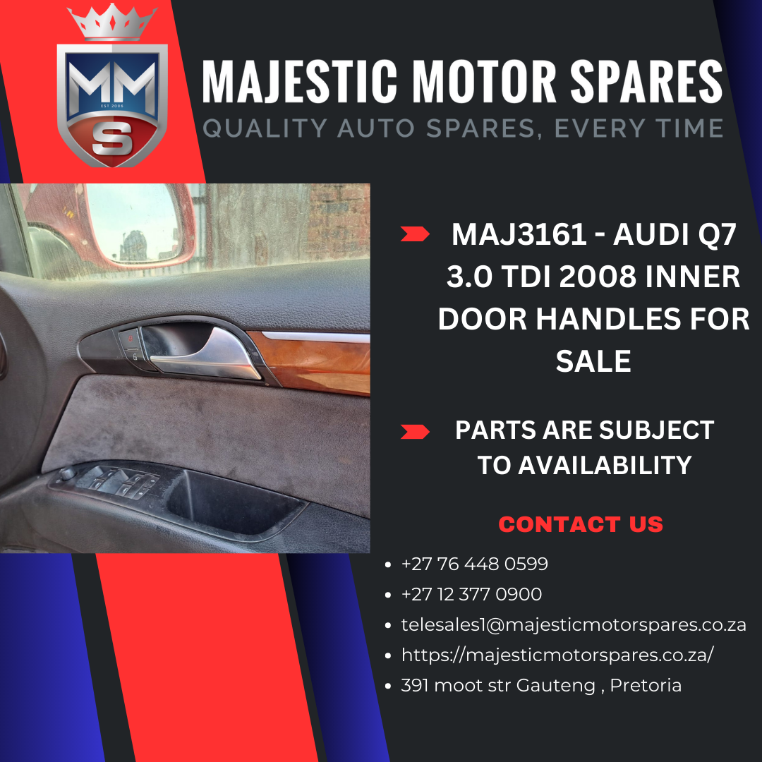 2008 Audi Q7 3.0 TDI Inner door handles used for sale - Private Seller 2008 Audi Q7 3.0 TDI Inner door handles used for sale - Private Seller