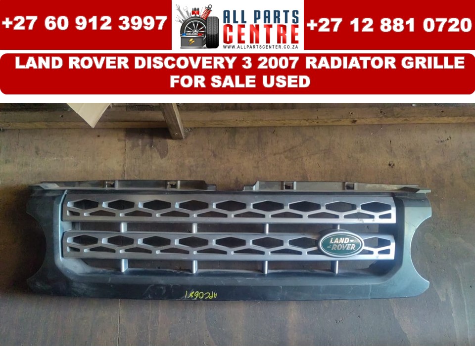 Land Rover Discovery 3 2007 grille for sale used Land Rover Discovery 3 2007 grille for sale used