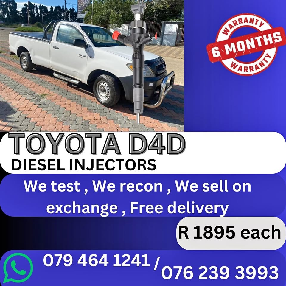 TOYOTA D4D DIESEL INJECTORS - Private Seller TOYOTA D4D DIESEL INJECTORS - Private Seller