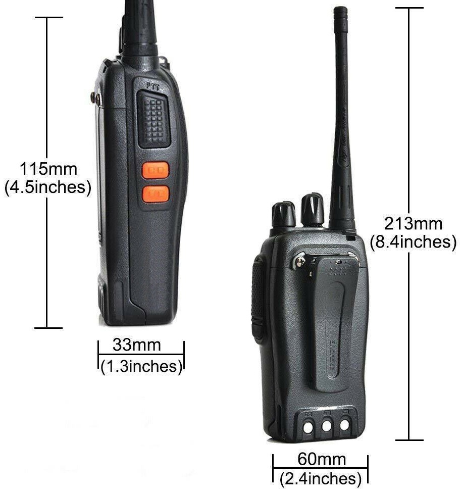 2Pces Walkie Talkies UHF Band Two Way Professional Radios, Transceivers. Brand New Products.