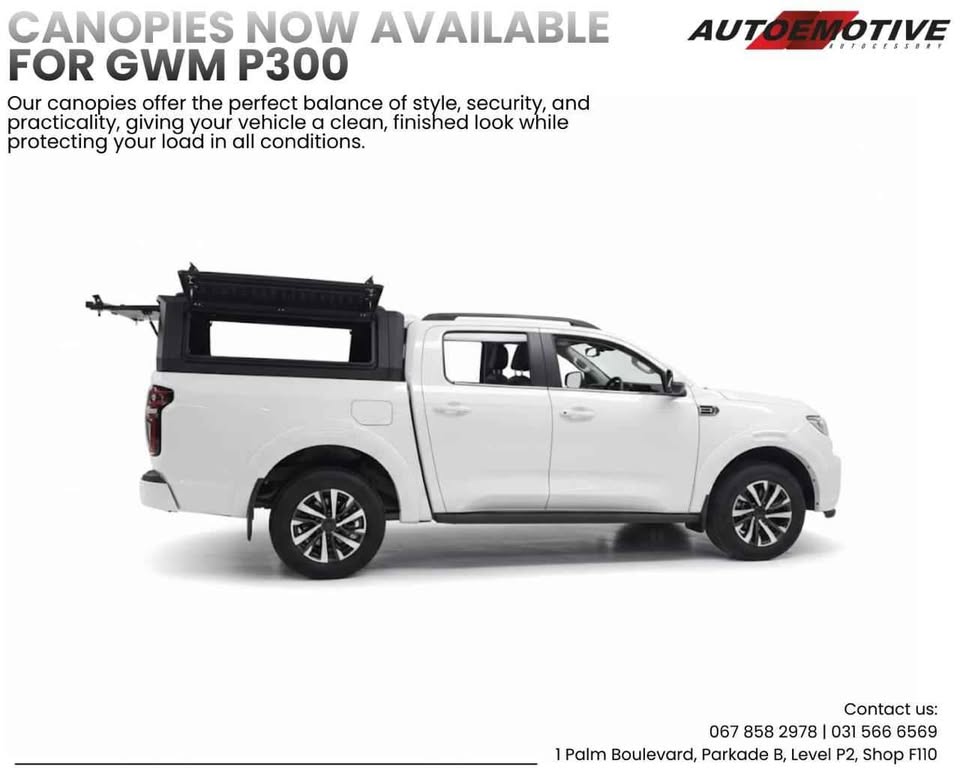 CANOPIES NOW AVAILABLE FOR GWM P300 - Private Seller CANOPIES NOW AVAILABLE FOR GWM P300 - Private Seller