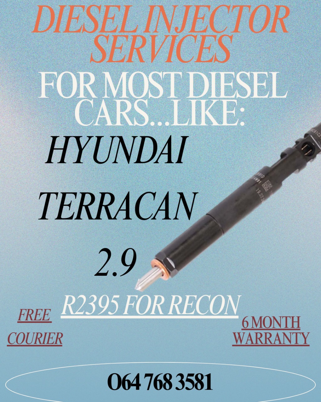 Diesel injector services