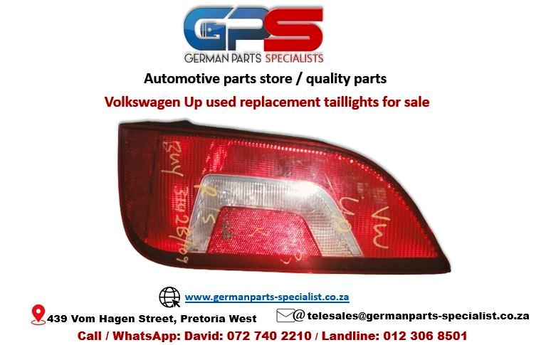 VW Volkswagen Up used replacement taillights for sale - Private Seller VW Volkswagen Up used replacement taillights for sale - Private Seller