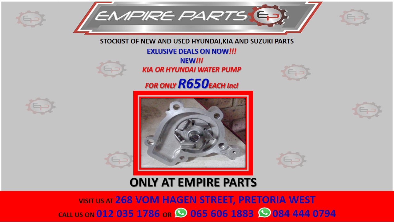 KIA OR HYUNDAI WATER PUMP - Private Seller KIA OR HYUNDAI WATER PUMP - Private Seller