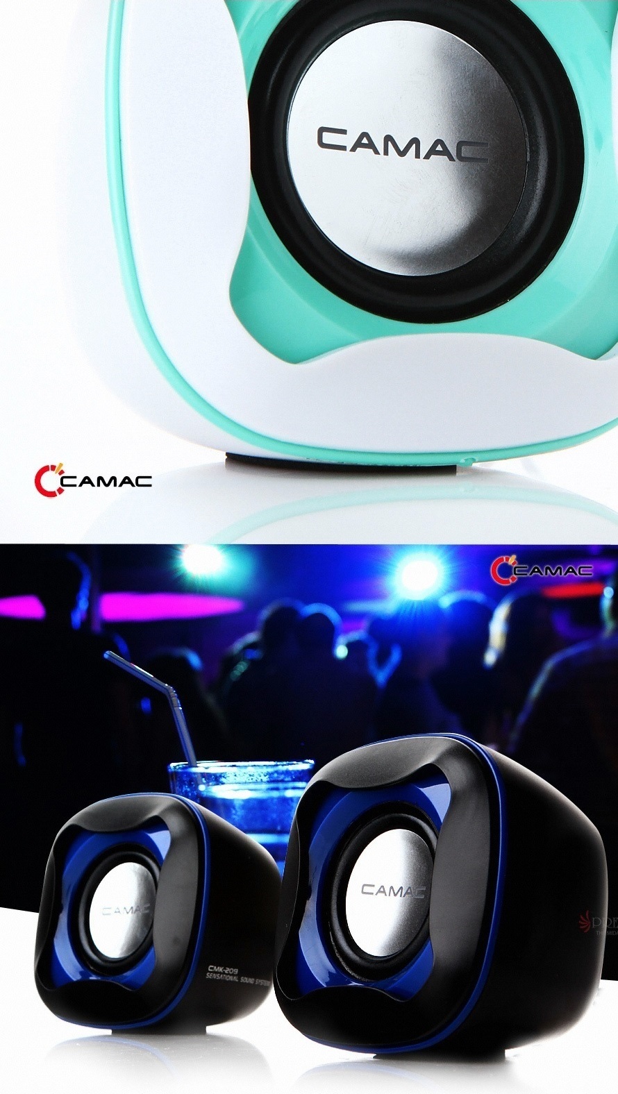 MultiMedia Smart Speakers Compact Portable Camac CMK-209. Brand New Products.