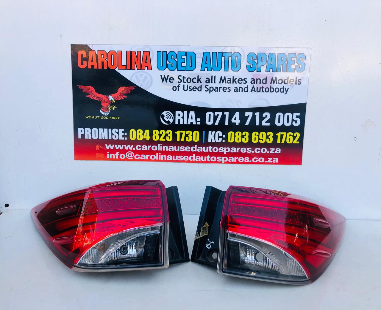 Toyota Fortuner left and right side outer taillights - Private Seller Toyota Fortuner left and right side outer taillights - Private Seller