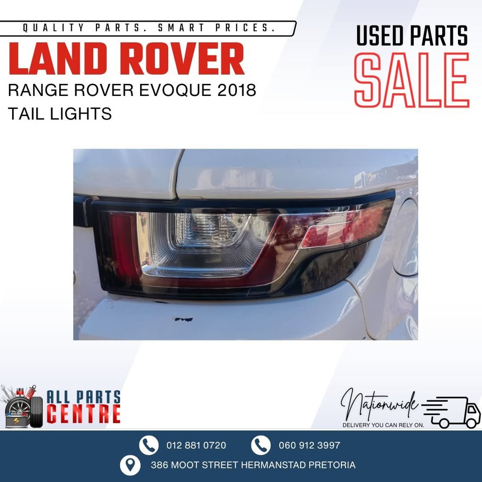 Land Rover Range Rover Evoque 2018 Tail Lights - Private Seller Land Rover Range Rover Evoque 2018 Tail Lights - Private Seller