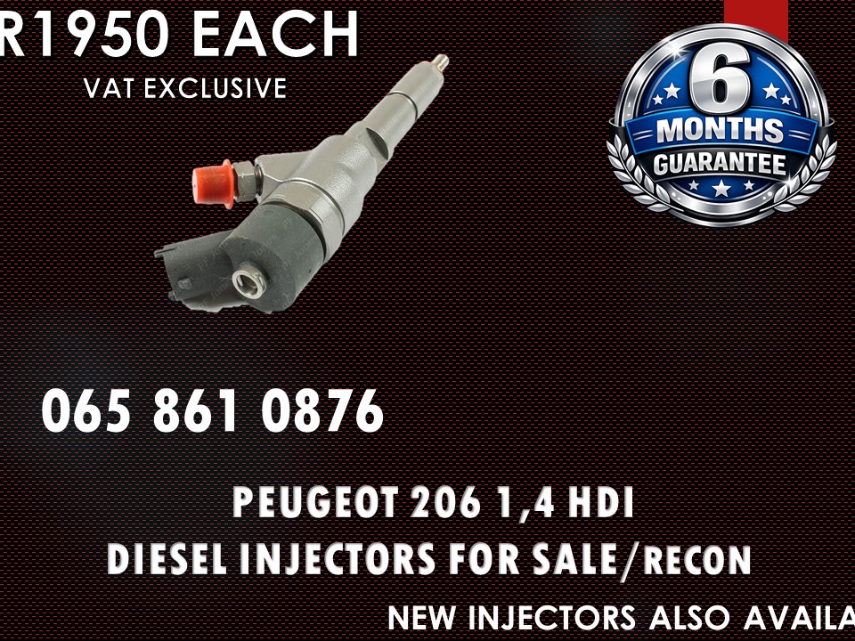 PEUGEOT 206 1.4 HDI DIESEL INJECTORS AVAILABLE - Private Seller PEUGEOT 206 1.4 HDI DIESEL INJECTORS AVAILABLE - Private Seller