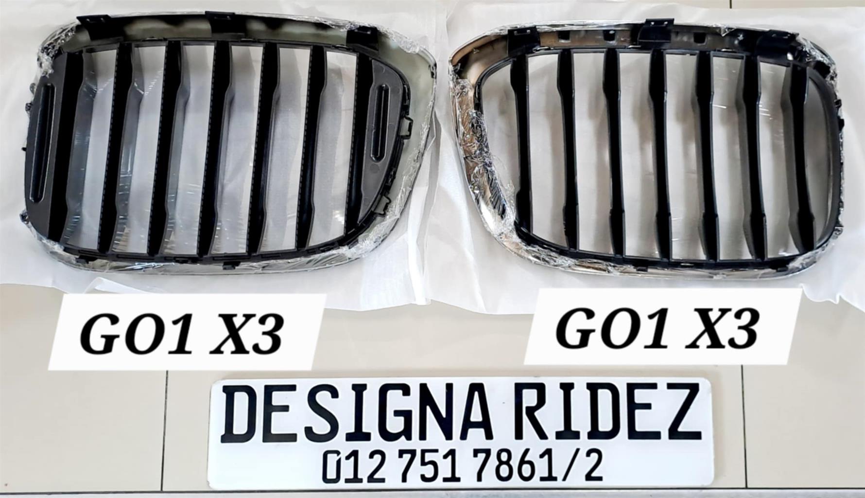 BMW GO1 X3 BUMPER GRILLS NEW AND MAIN GRILL AIR GUIDE NEW AVAILABLE - Private Seller BMW GO1 X3 BUMPER GRILLS NEW AND MAIN GRILL AIR GUIDE NEW AVAILABLE - Private Seller