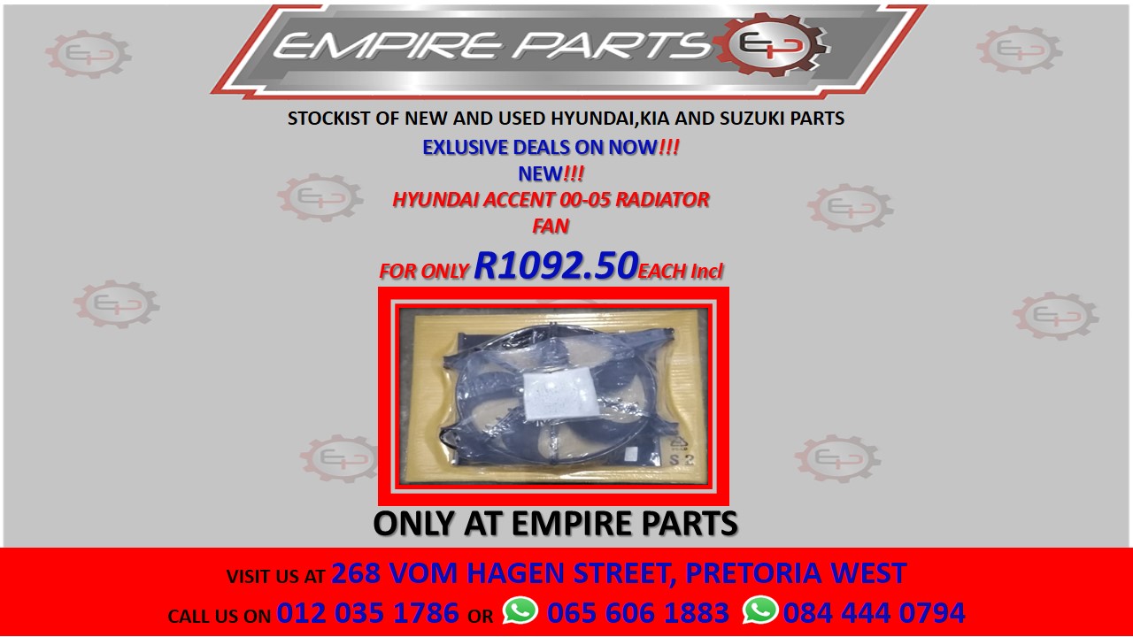 HYUNDAI ACCENT 00-05 RADIATOR FAN - Private Seller