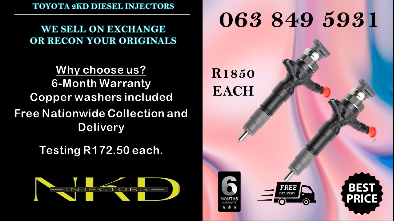 NKD INJECTORS FOR SALE - Private Seller