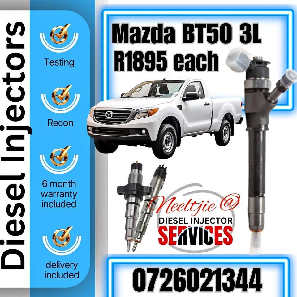 Mazda BT50 3L diesel injectors for sale - Private Seller Mazda BT50 3L diesel injectors for sale - Private Seller