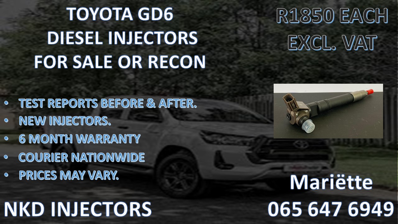 GD6 TOYOTA injectors - Private Seller GD6 TOYOTA injectors - Private Seller