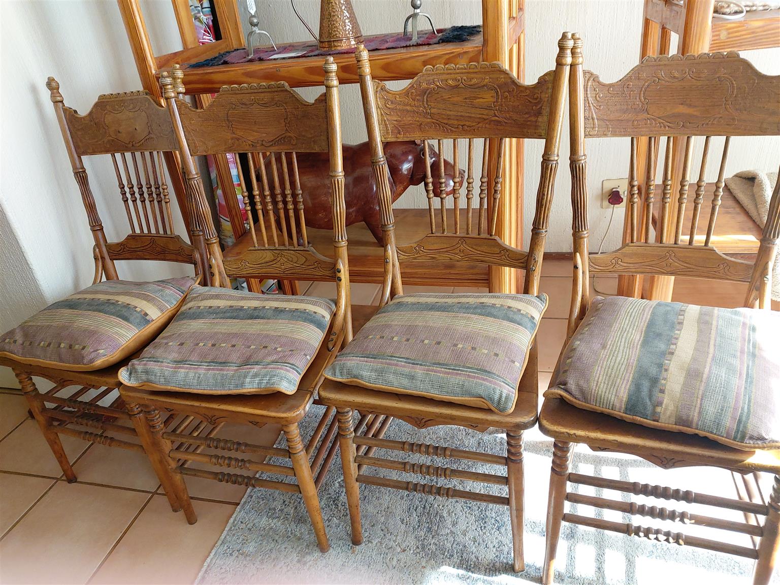 Antique dining chairs