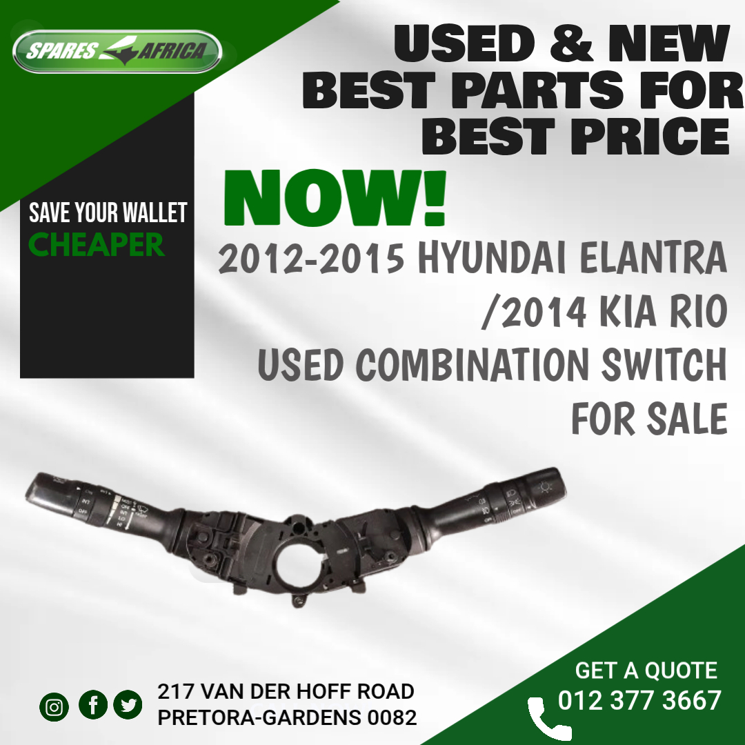 HYUNDAI ACCENT 2012 UP 2017 USED COMBINATION SWITCH FOR SALE - Private Seller HYUNDAI ACCENT 2012 UP 2017 USED COMBINATION SWITCH FOR SALE - Private Seller