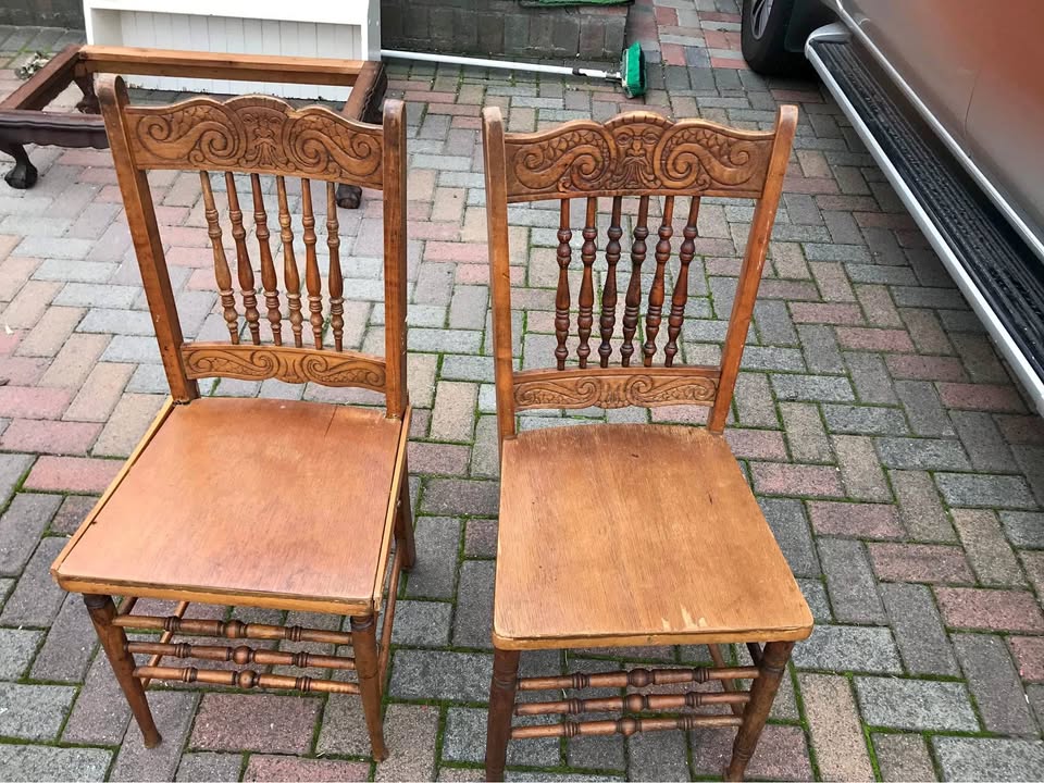 Antique farmhouse chairs