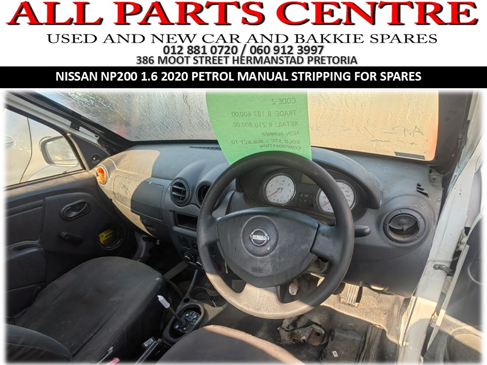 Nissan NP200 1.6 2020 petrol manual now stripping for spares - Private Seller