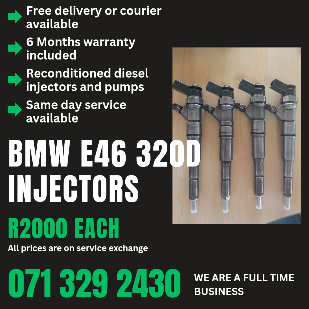 BMW E46 320D INJECTORS FOR SALE WITH WARRANTY INCLUDED - Private Seller BMW E46 320D INJECTORS FOR SALE WITH WARRANTY INCLUDED - Private Seller