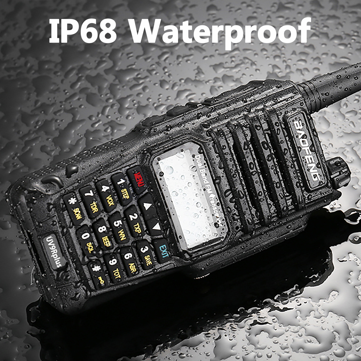BAOFENG UV-9R Plus Walkie Talkie VHF UHF Dual Band 15W Handheld Two Way Radio / Transceiver. All NEW