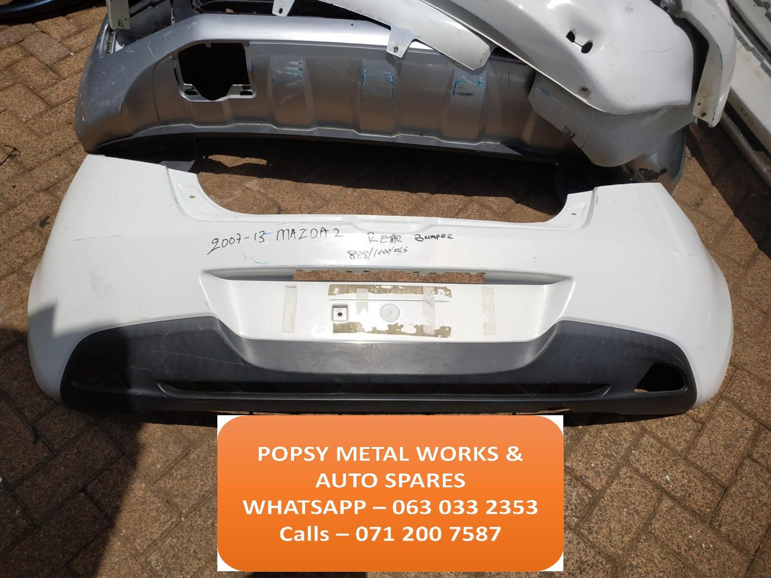 Mazda 2 deals rear bumper