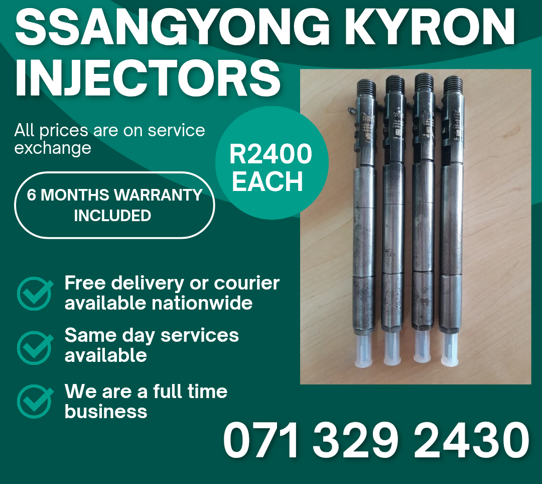 SSANGYONG KYRON DIESEL INJECTORS FOR SALE WITH WARRANTY
