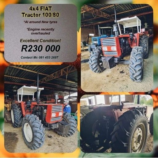 4x4 FIAT Tractor 100/80